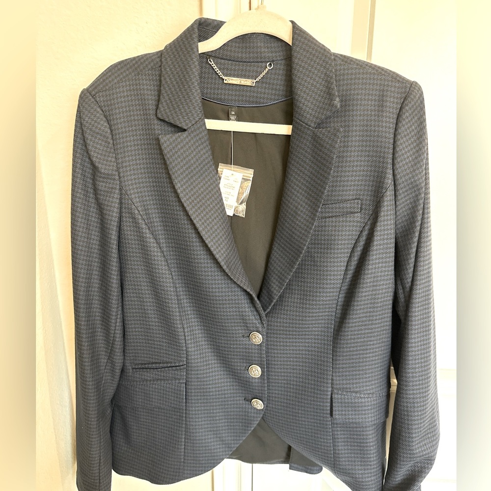 WHBM houndstooth blazer